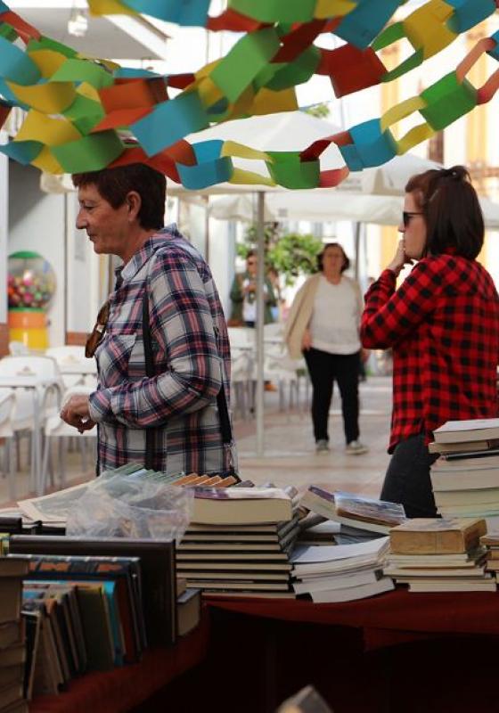 Mercadillo solidario de libros